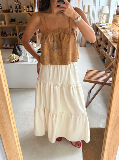 Sample Sabina Raw Silk Top