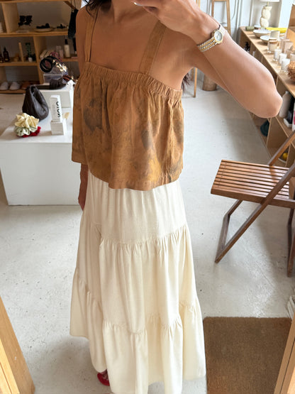 Sample Sabina Raw Silk Top