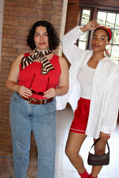 90s Tomato Boxy Tank