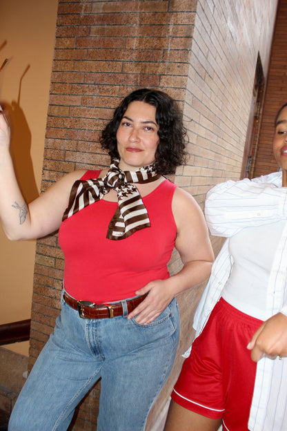 90s Tomato Boxy Tank