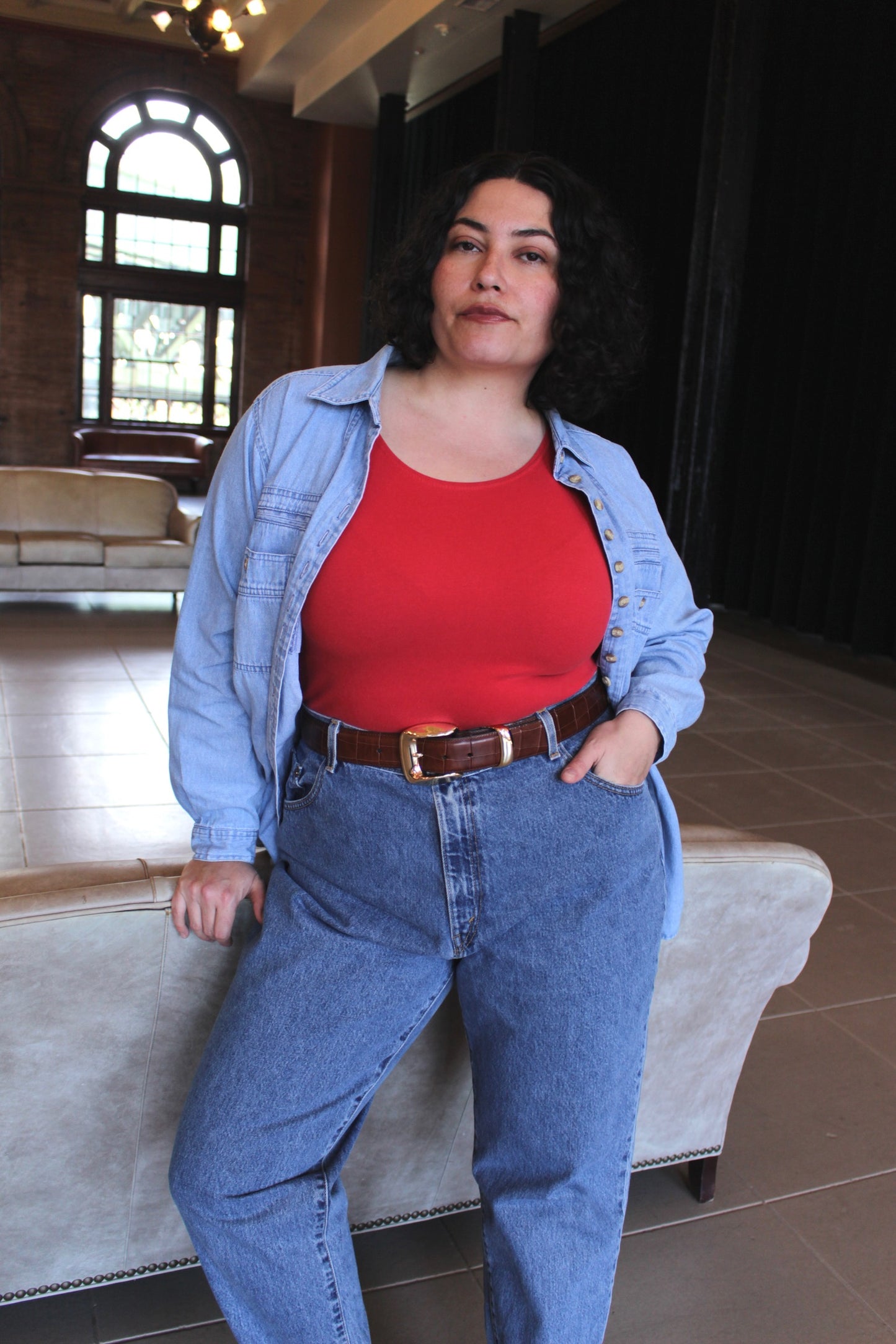 90s Tomato Boxy Tank