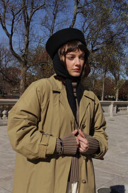 Amazing Vintage Sterling Silver & Onyx Inlay Link Bracelet
