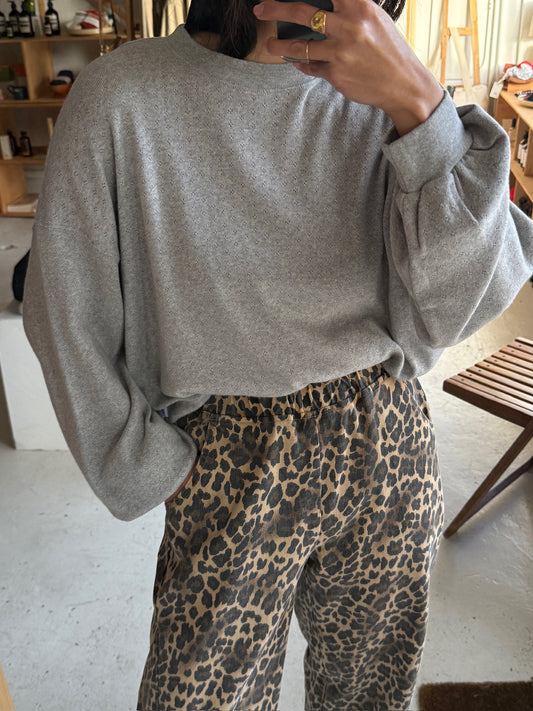 Pointelle Core Sweatshirt