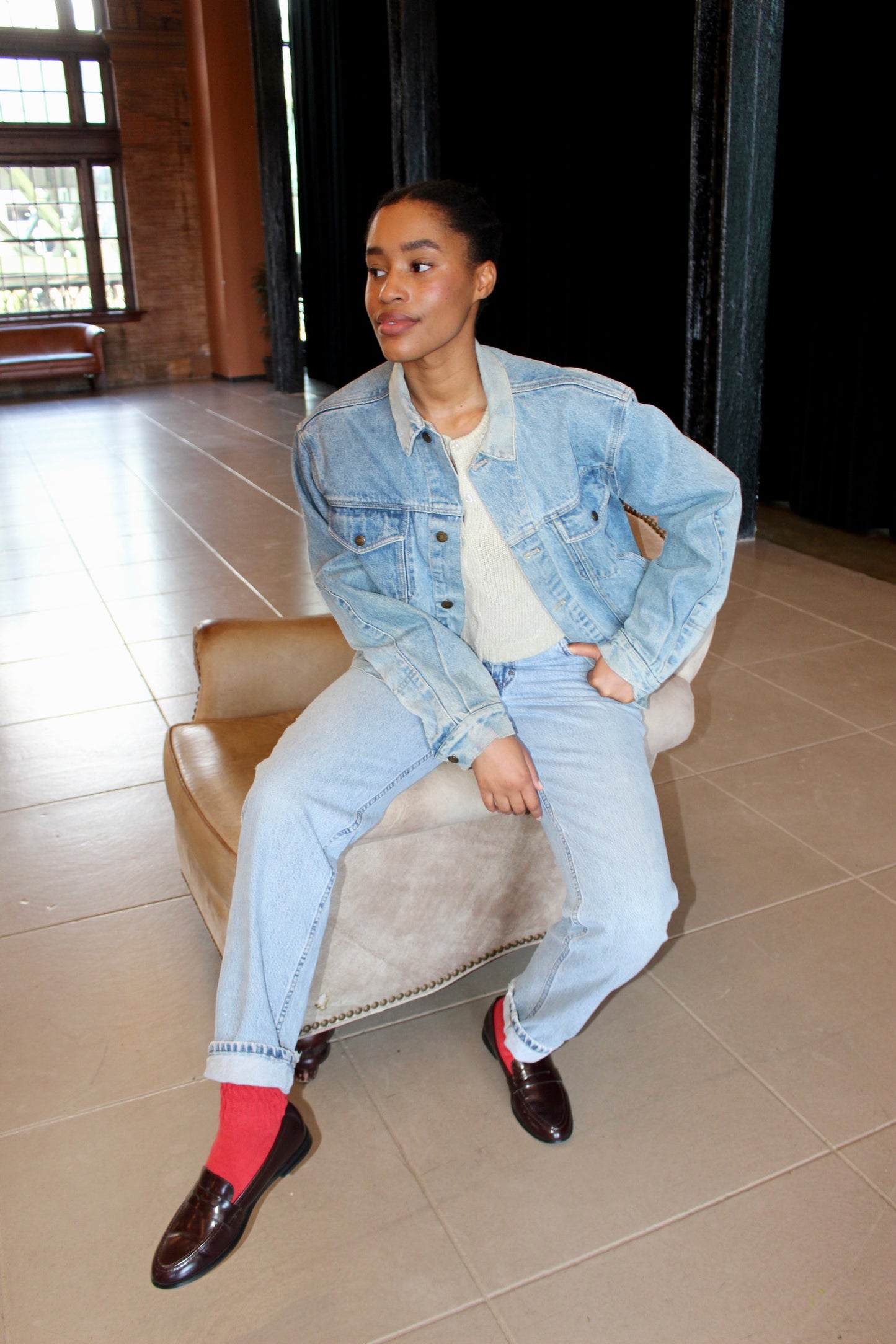 Perfectly Faded Vintage Calvin Klein Denim Jacket