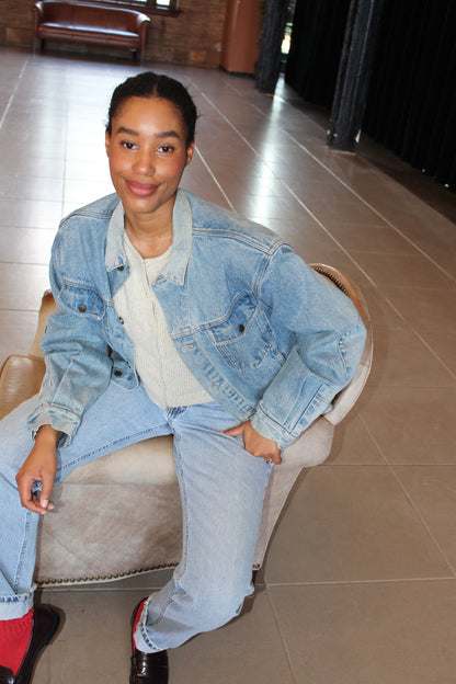 Perfectly Faded Vintage Calvin Klein Denim Jacket