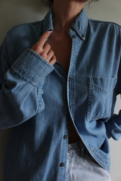 Classic Vintage L.L.Bean Denim Button Down