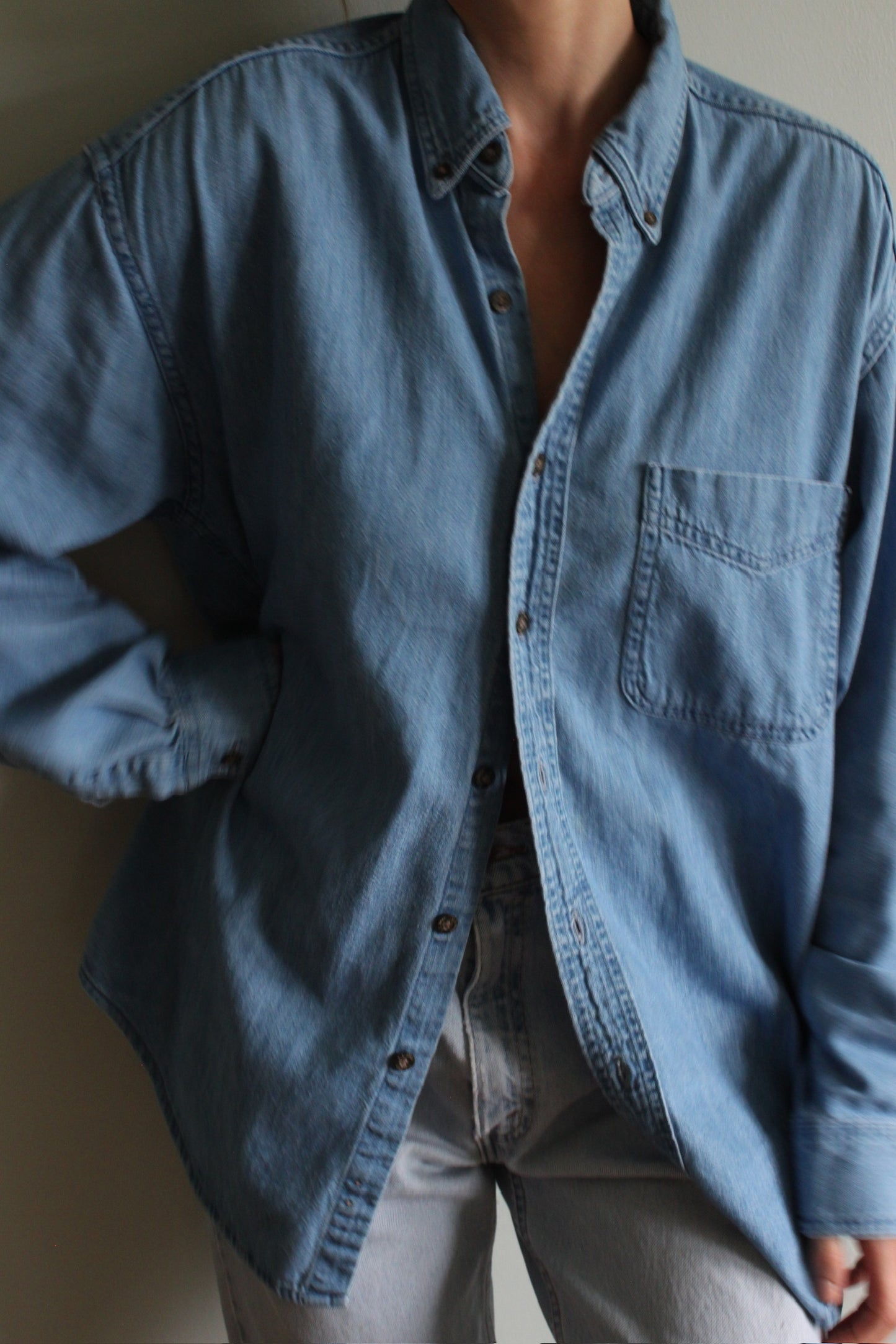 Classic Vintage L.L.Bean Denim Button Down