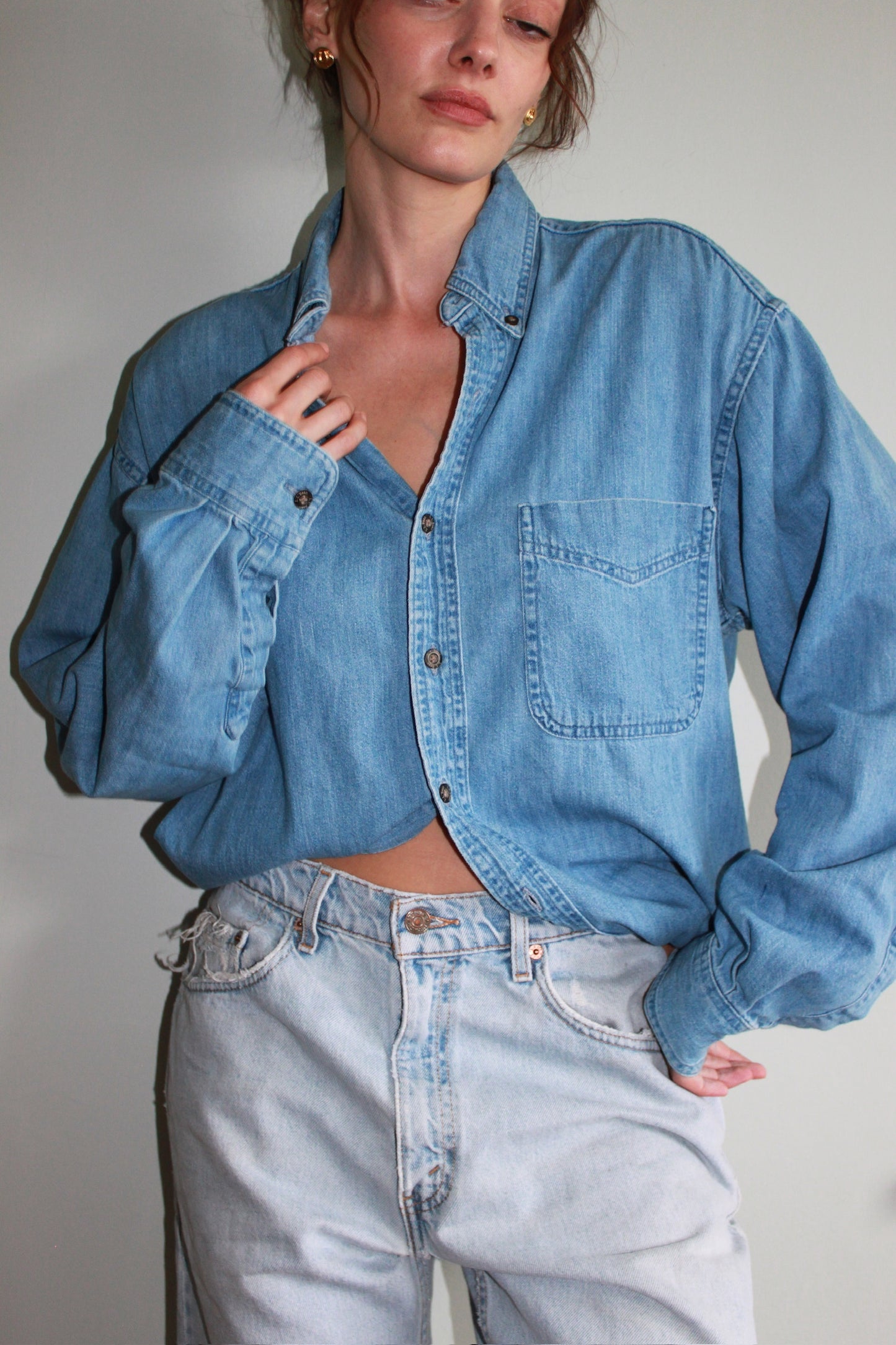 Classic Vintage L.L.Bean Denim Button Down