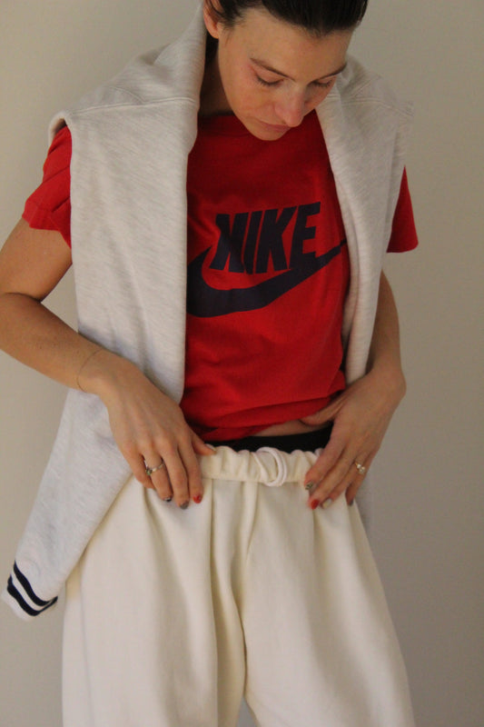 Vintage Faded Red Nike Logo T-Shirt