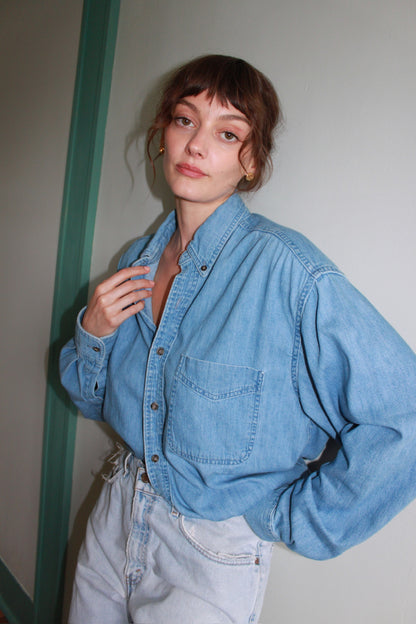 Classic Vintage L.L.Bean Denim Button Down