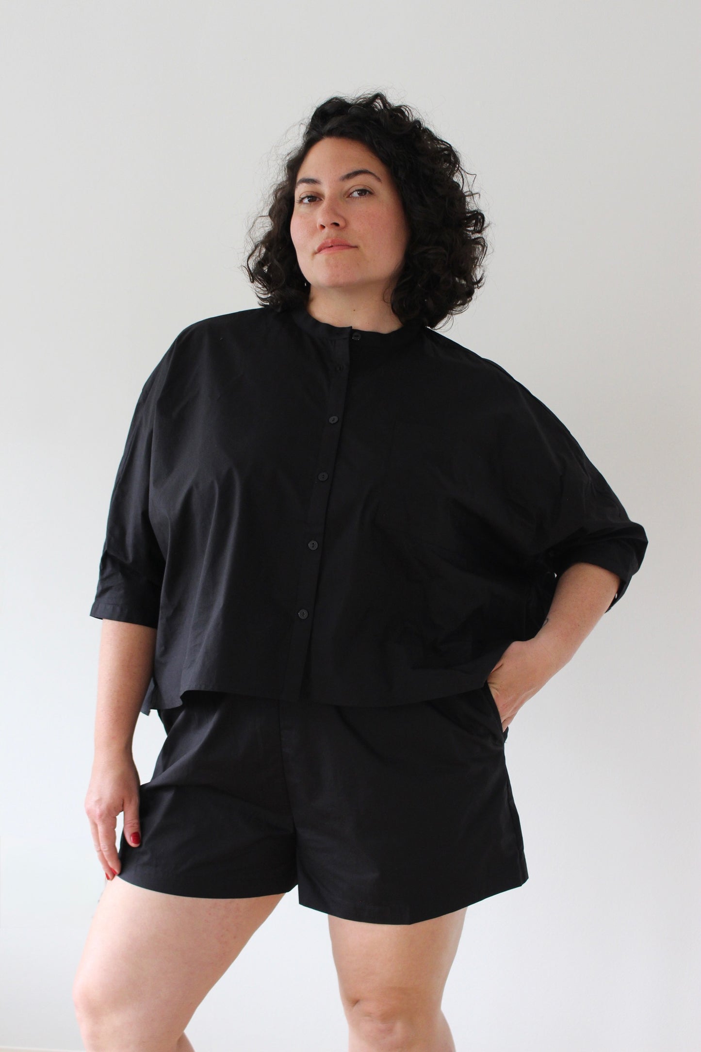 Adrian Cotton Poplin Top