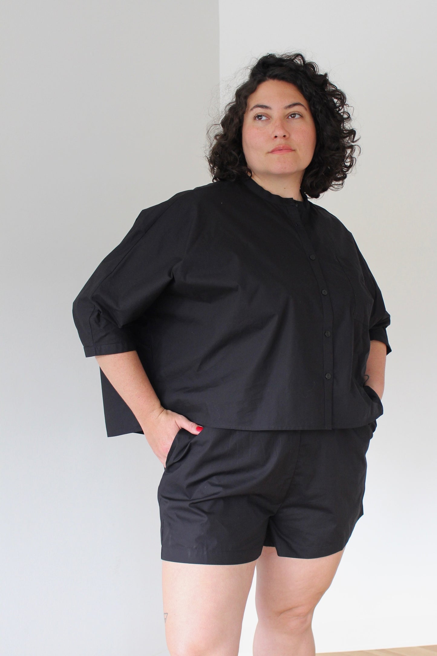 Adrian Cotton Poplin Top