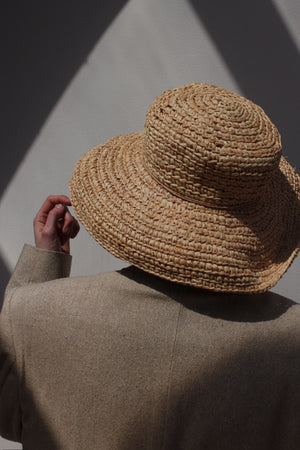 Amazing Vintage Helen Kaminski Raffia Sun Hat