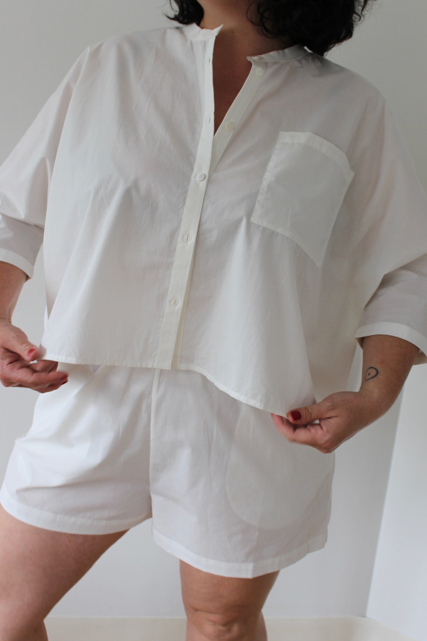 Adrian Cotton Poplin Top