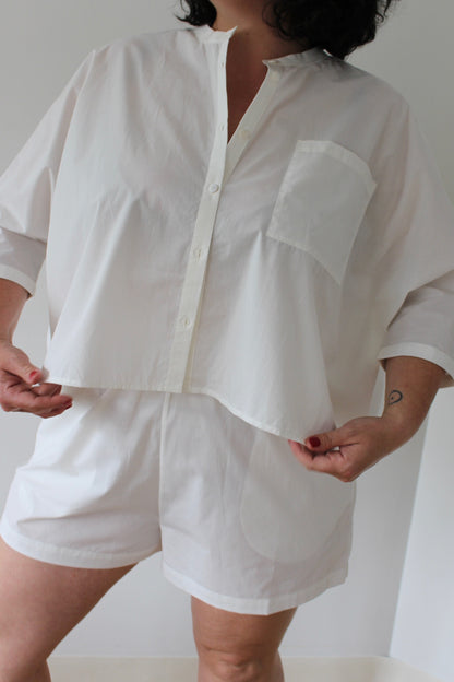 Adrian Cotton Poplin Top