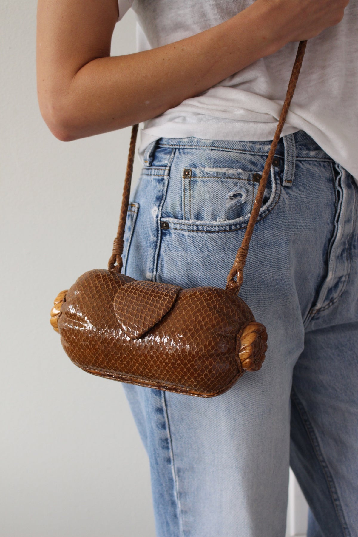 Favorite Vintage Timmy Woods Embossed Leather Purse