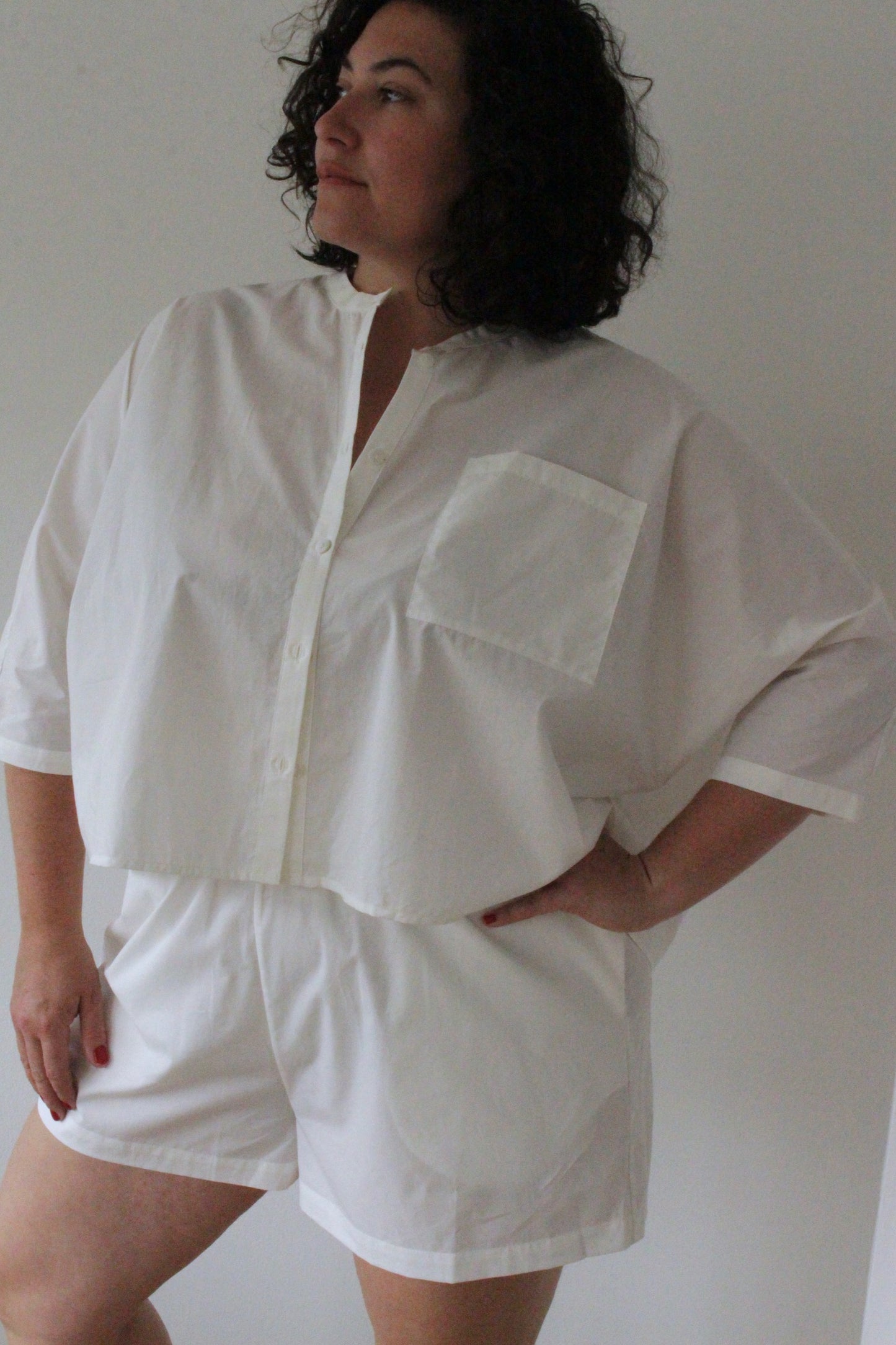 Adrian Cotton Poplin Top