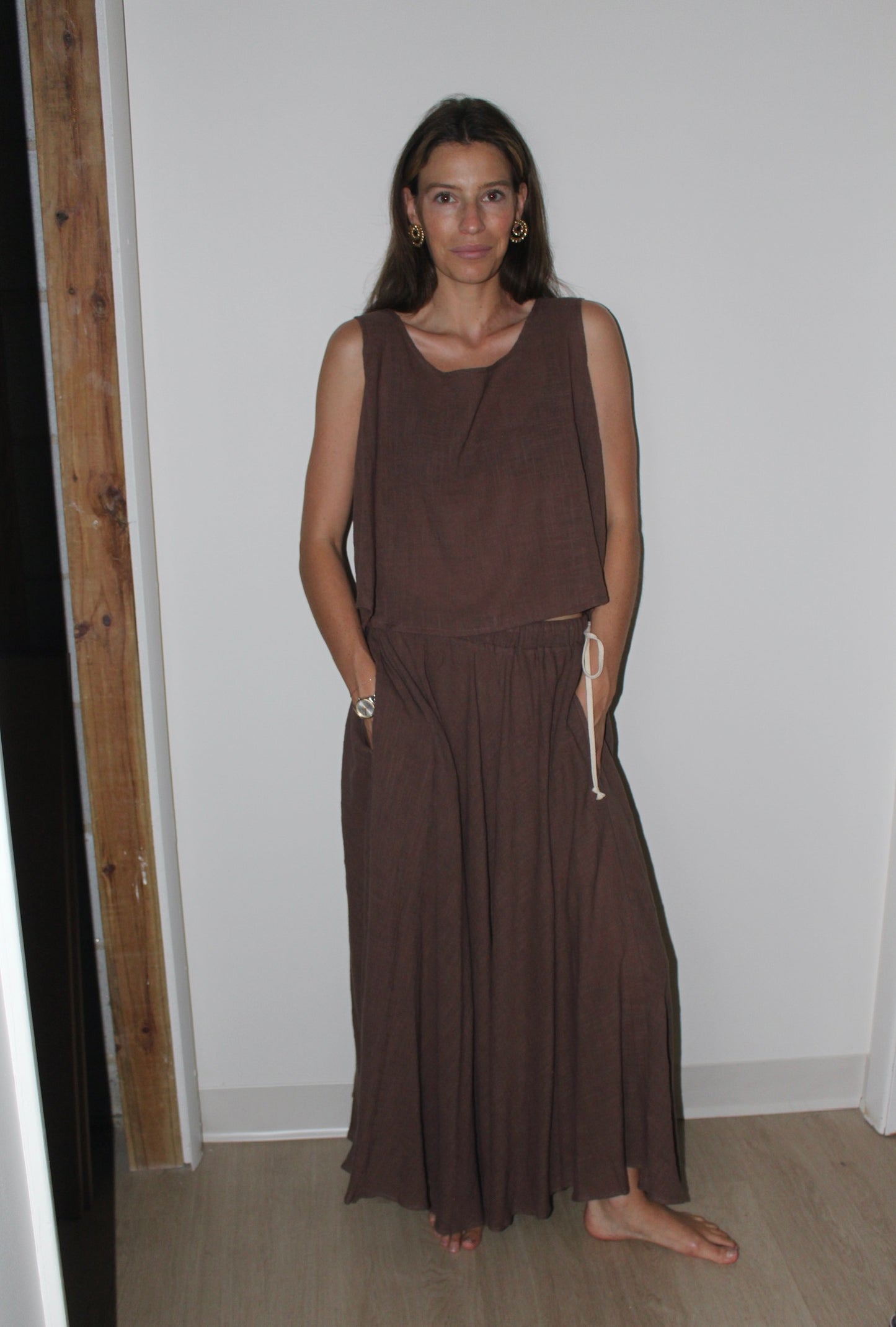 Laurel Cotton Gauze Skirt