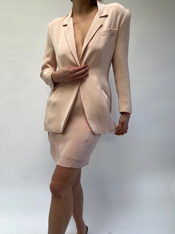 Sweet Donna Karen Petal Skirt Suit