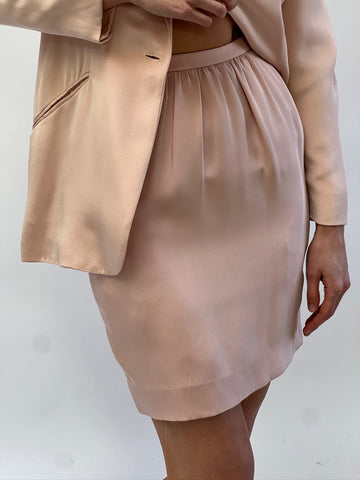 Sweet Donna Karen Petal Skirt Suit
