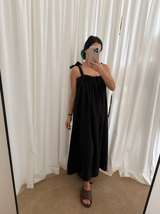 Toni Woven Silk  Dress