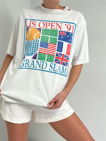 Perfectly Distressed Vintage US Open 1991 T-Shirt