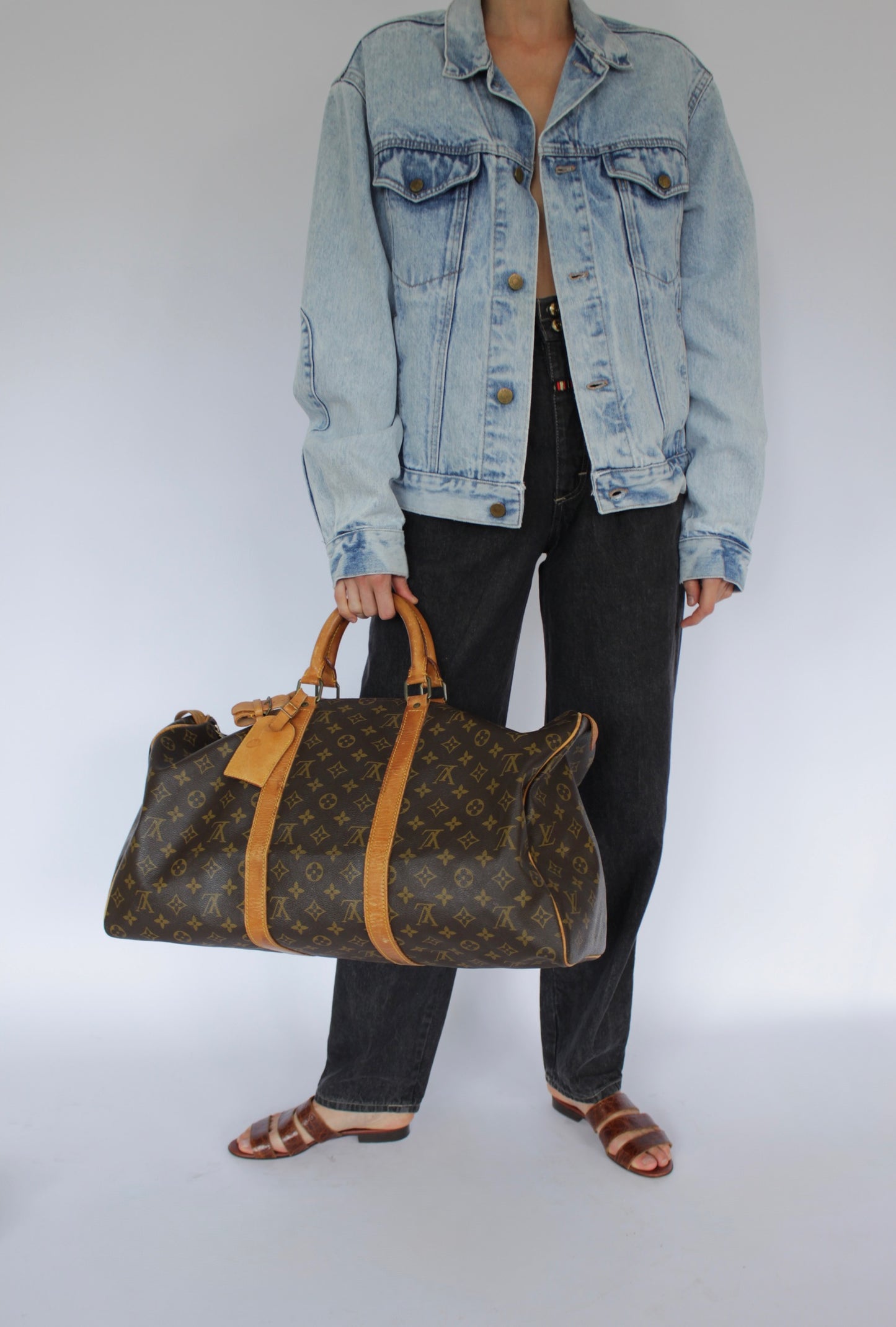 Vintage Louis Vuitton Monogram Keepall Duffle Bag
