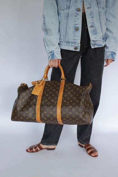 Vintage Louis Vuitton Monogram Keepall Duffle Bag
