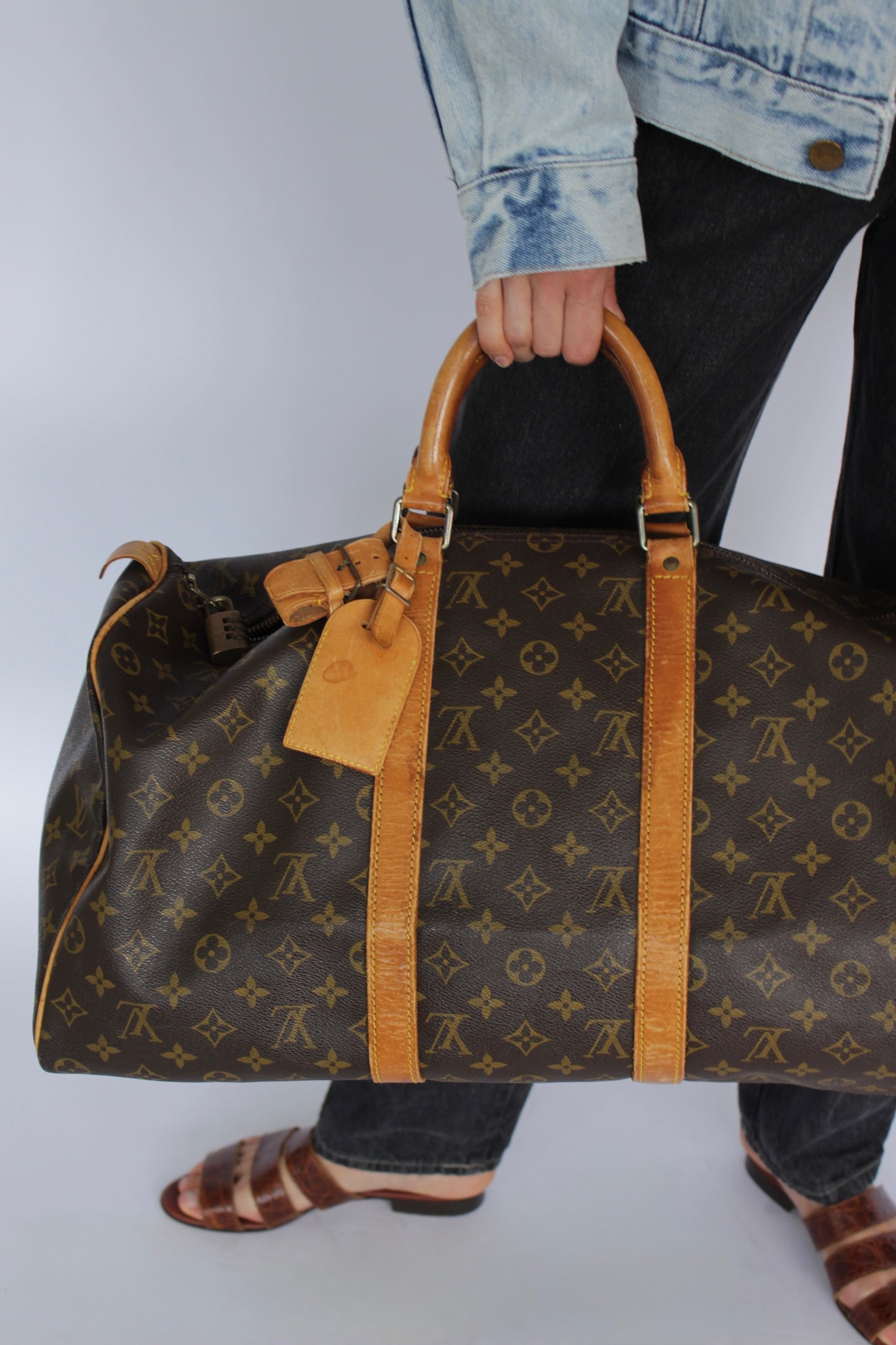 Vintage Louis Vuitton Monogram Keepall Duffle Bag