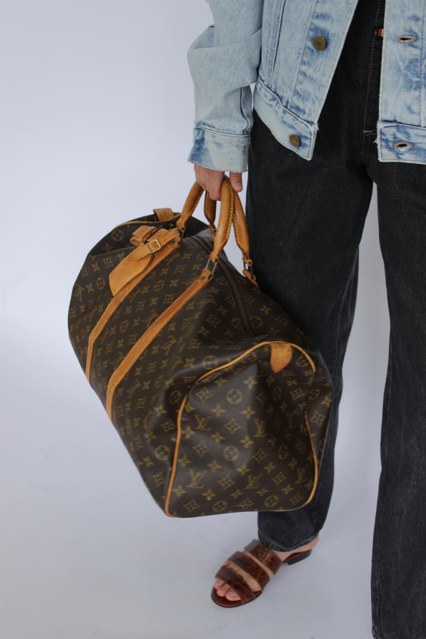 Vintage Louis Vuitton Monogram Keepall Duffle Bag