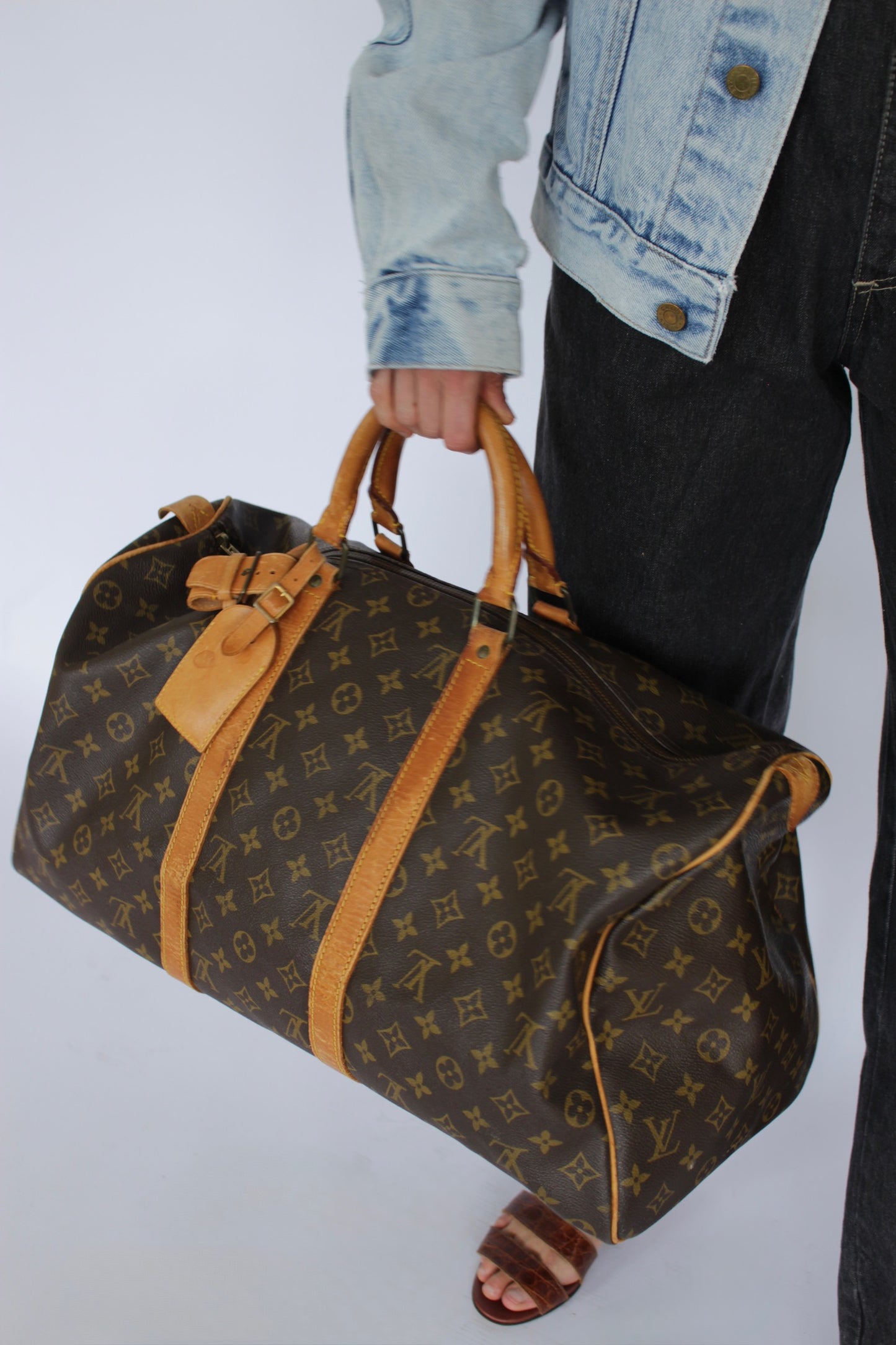 Vintage Louis Vuitton Monogram Keepall Duffle Bag