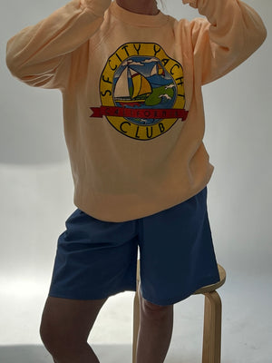 Vintage Sherbet Yacht Club Graphic Sweatshirt