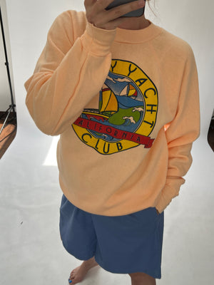 Vintage Sherbet Yacht Club Graphic Sweatshirt