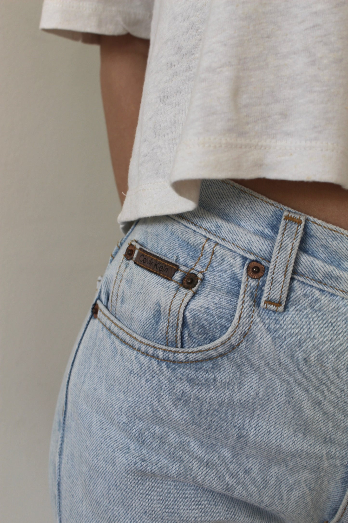 Vintage Calvin Klein Light Wash Denim