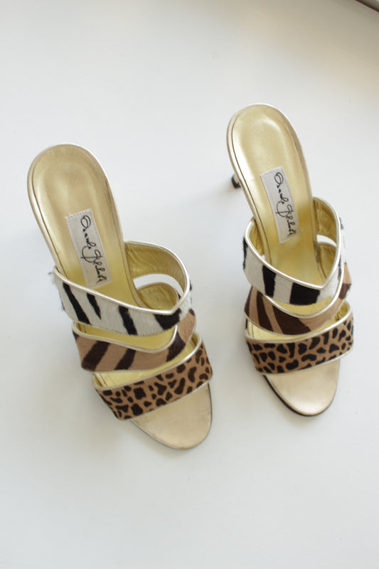 Amazing Manolo Blahnik Multi-Strap Heel