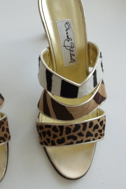 Amazing Manolo Blahnik Multi-Strap Heel