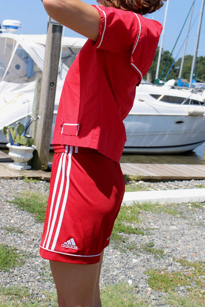 Vintage Red Sailor Blouse