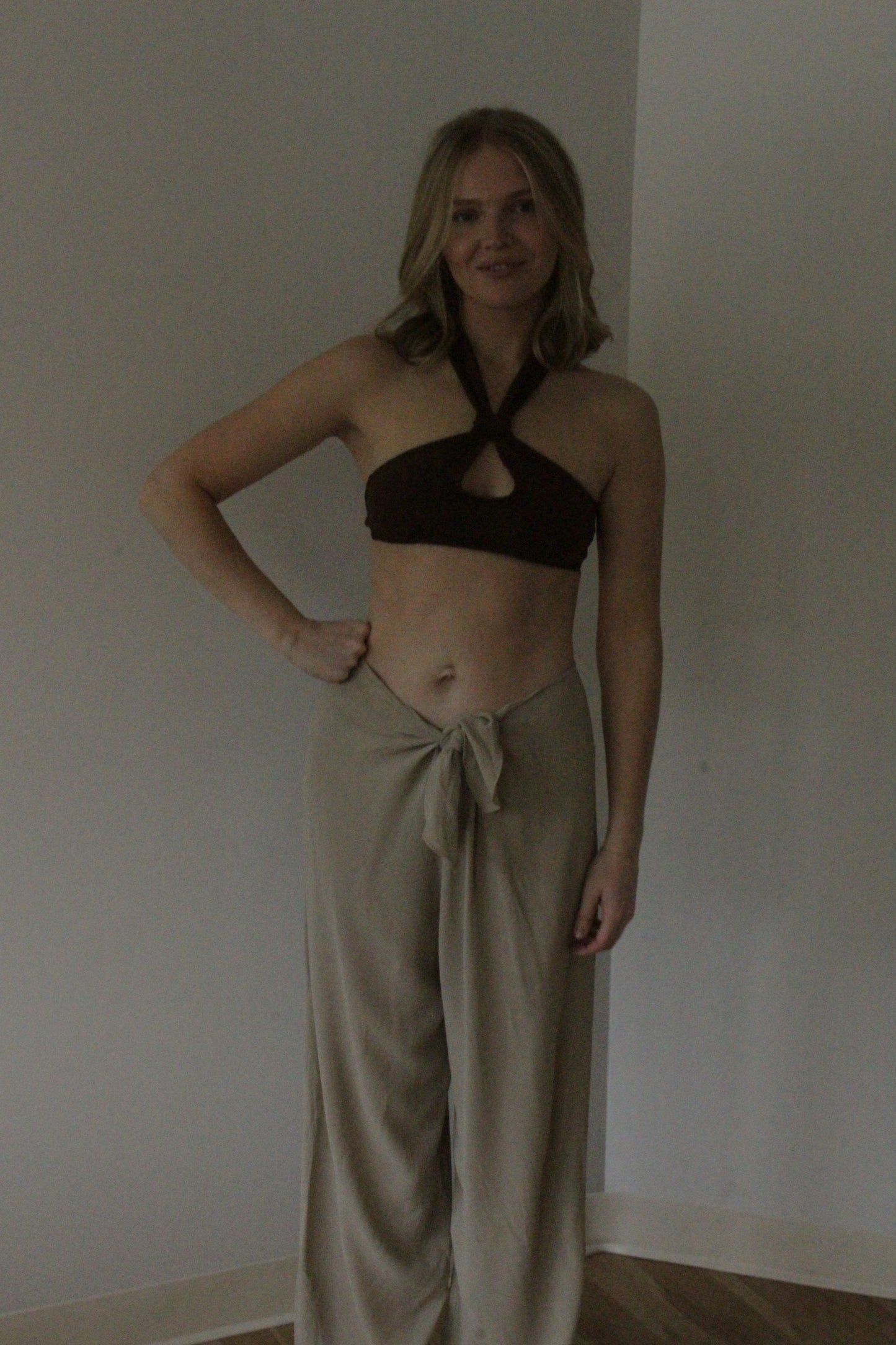 Vintage Emanuel Ungaro Sheer Tie Pant
