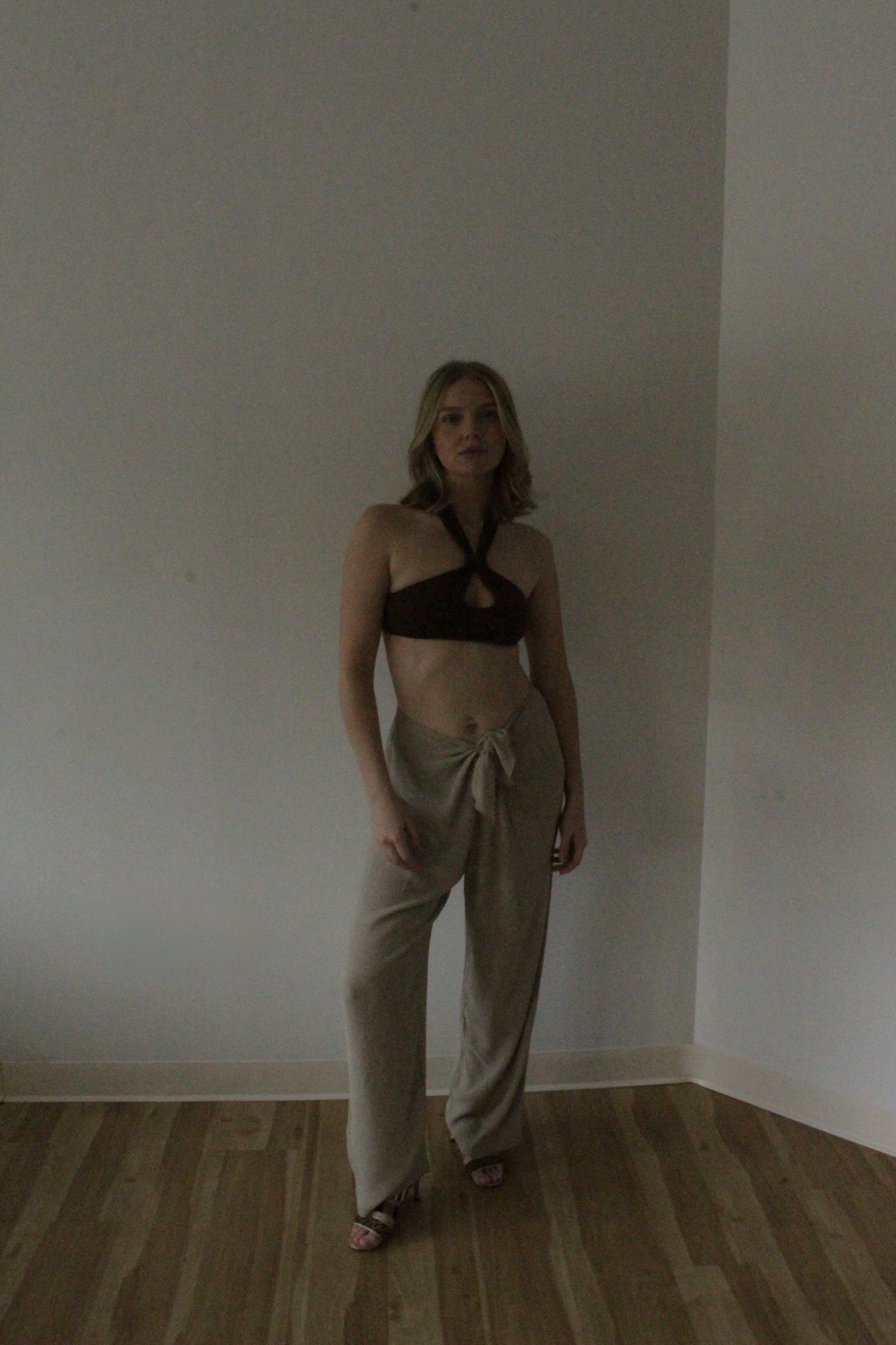 Vintage Emanuel Ungaro Sheer Tie Pant