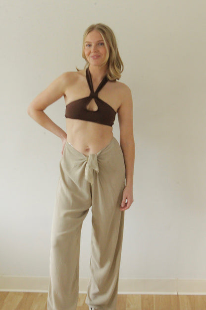Vintage Emanuel Ungaro Sheer Tie Pant