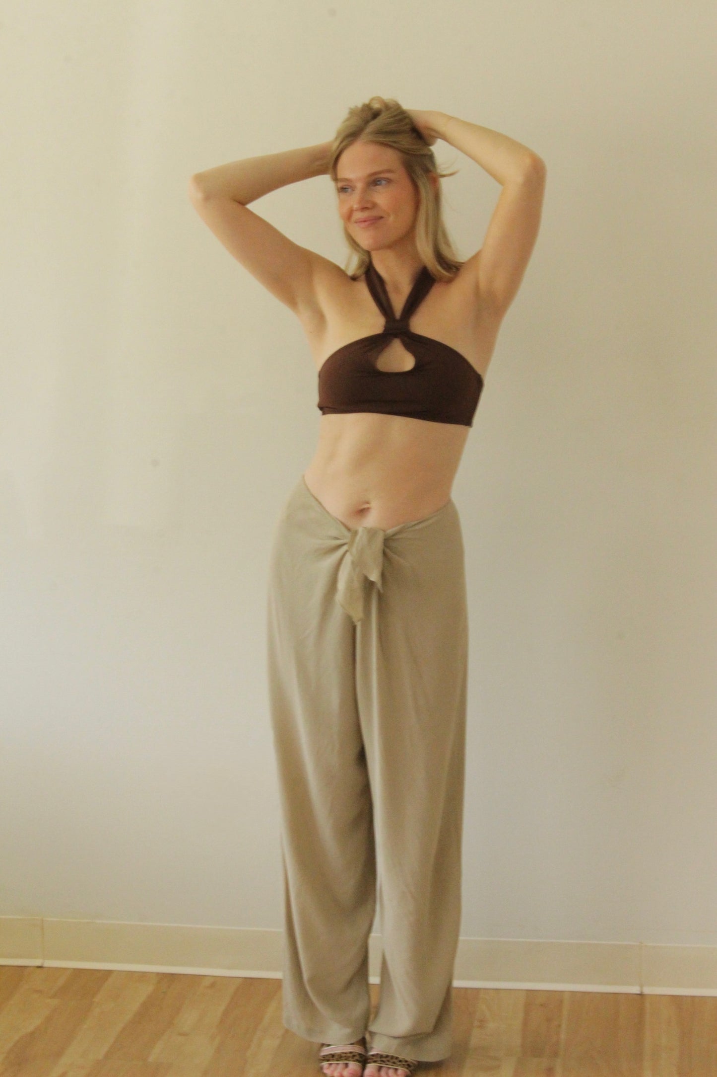 Vintage Emanuel Ungaro Sheer Tie Pant
