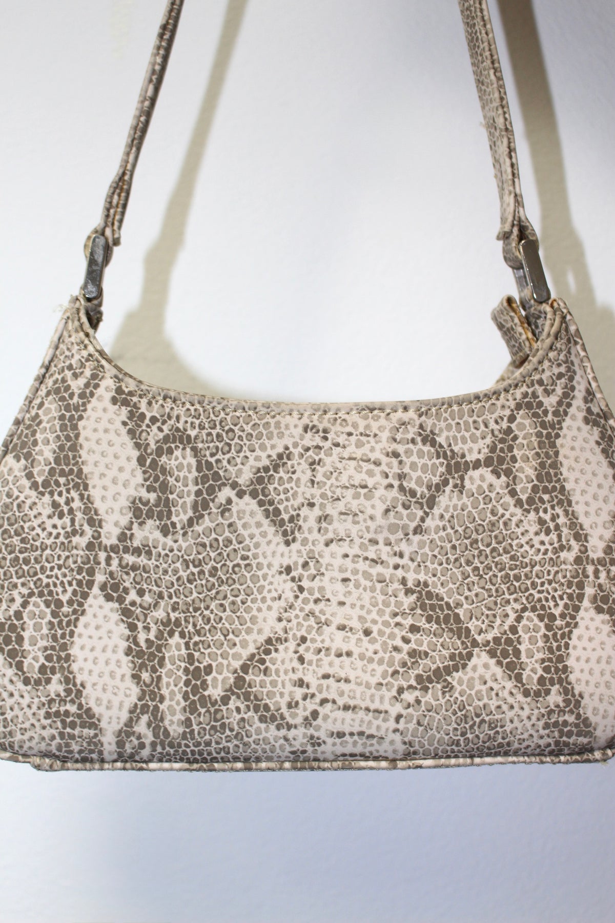 Vintage Petite Snakeskin Printed Bag