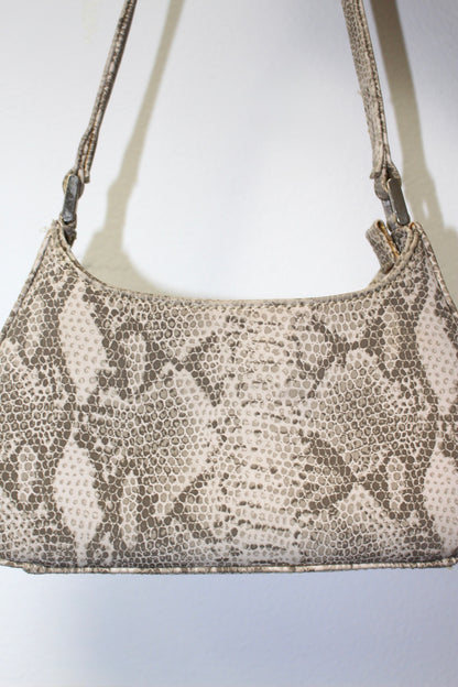 Vintage Petite Snakeskin Printed Bag