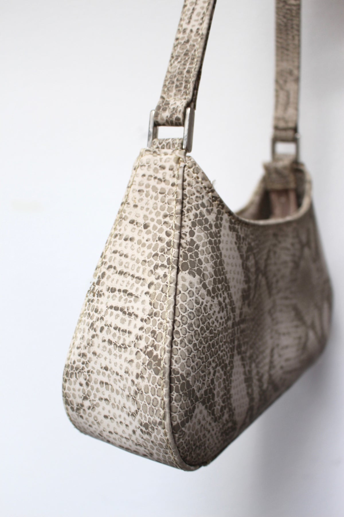 Vintage Petite Snakeskin Printed Bag