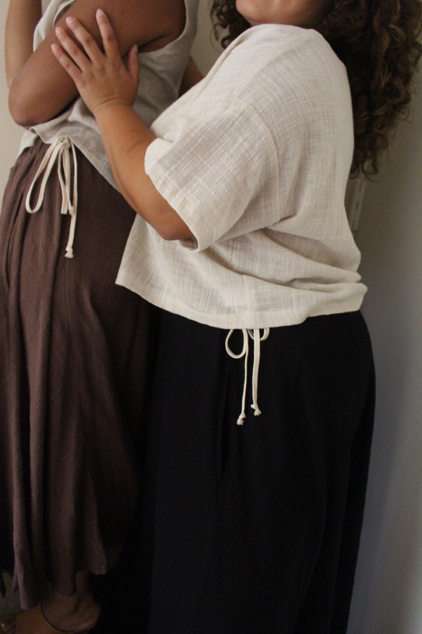 Lenny Cotton Gauze Cropped Tee