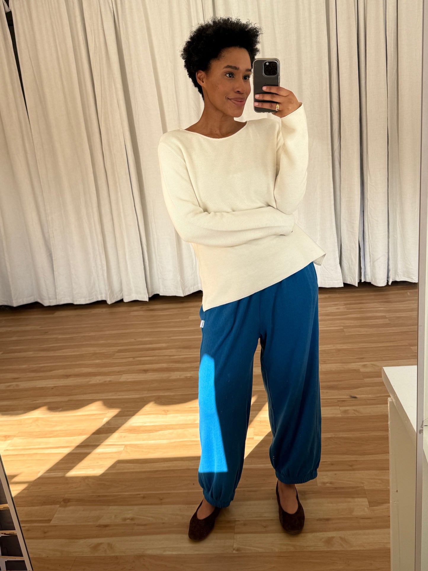 Pointelle Balloon Pants