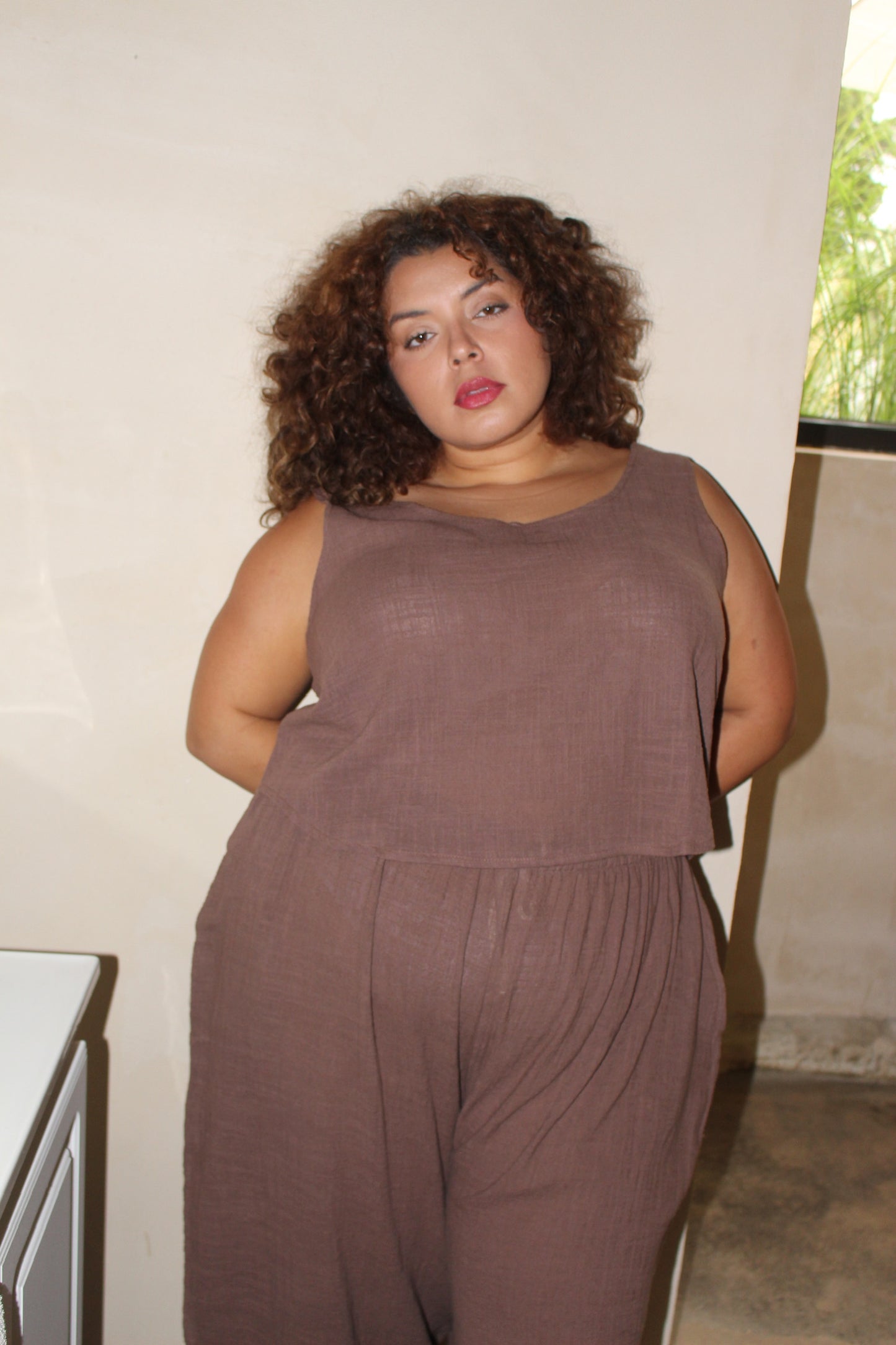 Marni Cotton Gauze Cropped Tank