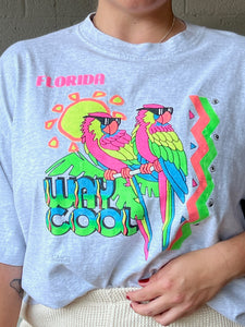 Vintage Heather Grey "Way Cool" Graphic T-Shirt