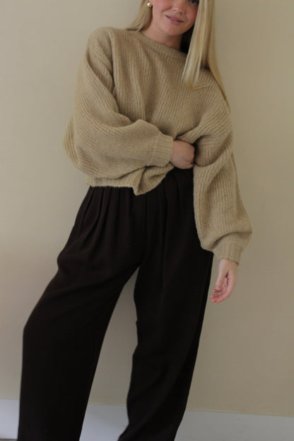 Balloon Sleeve Sweater