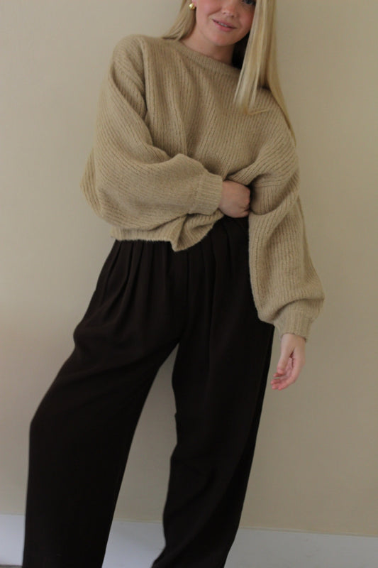 Balloon Sleeve Sweater